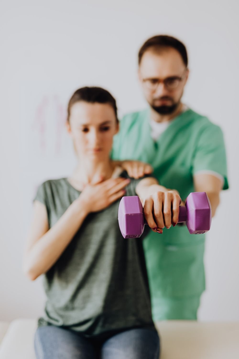 Sesión de fisioterapia